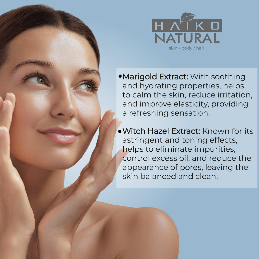 Anti-Aging Micellar Water with Calendula and Witch Hazel Extracts - 240ml | Cleanses, Hydrates, and Helps Tone | Paraben-Free