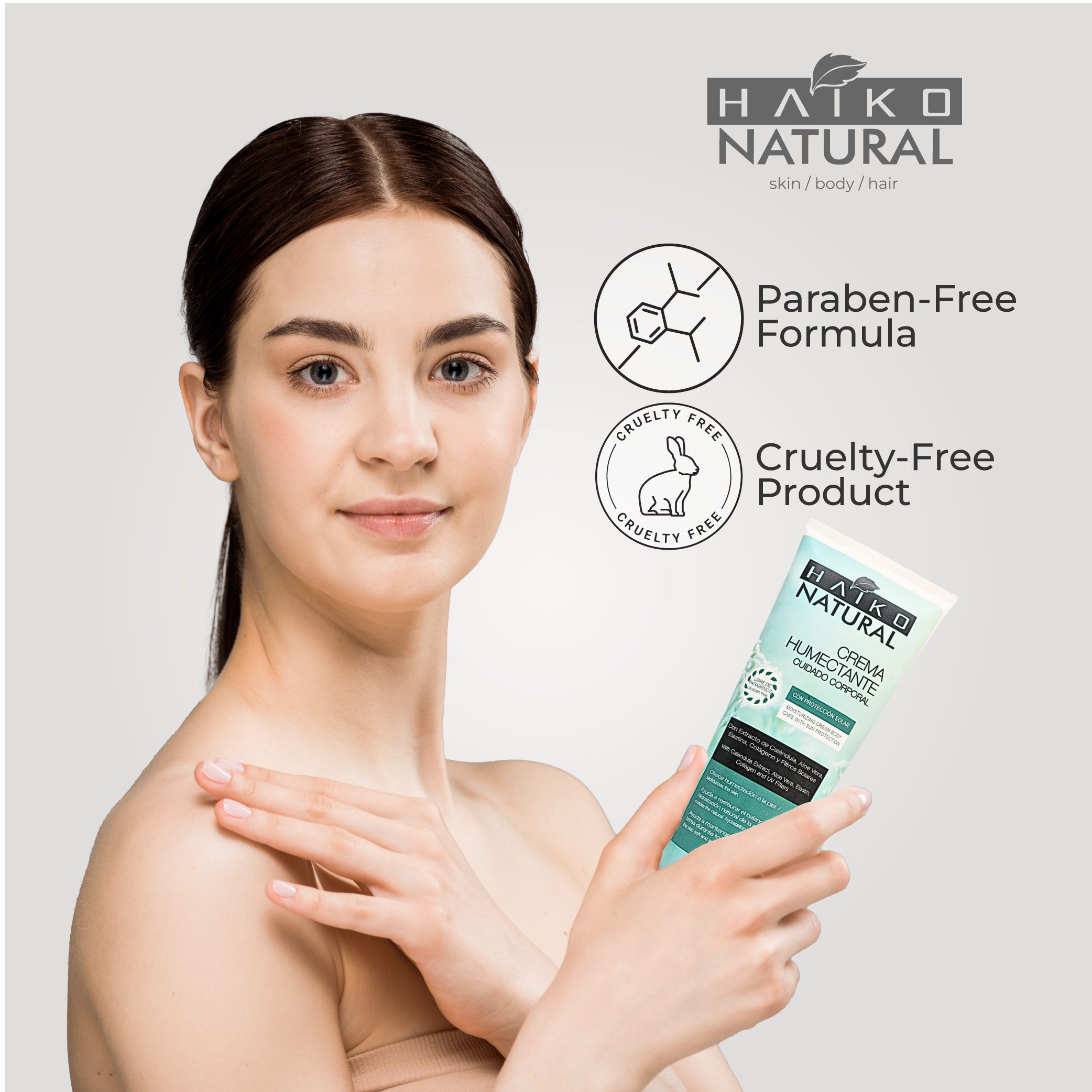 Moisturizing Body Care Cream with Sunscreen and Calendula - 250g | Deep Hydration and Advanced Protection