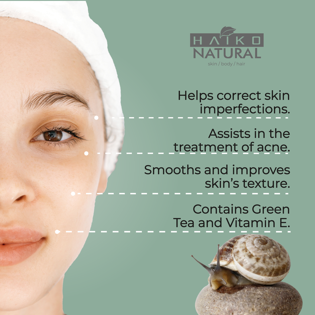 Snail Extract Gel - 30g | Helps Improve the Appearance of Spots and Scars | Paraben-Free