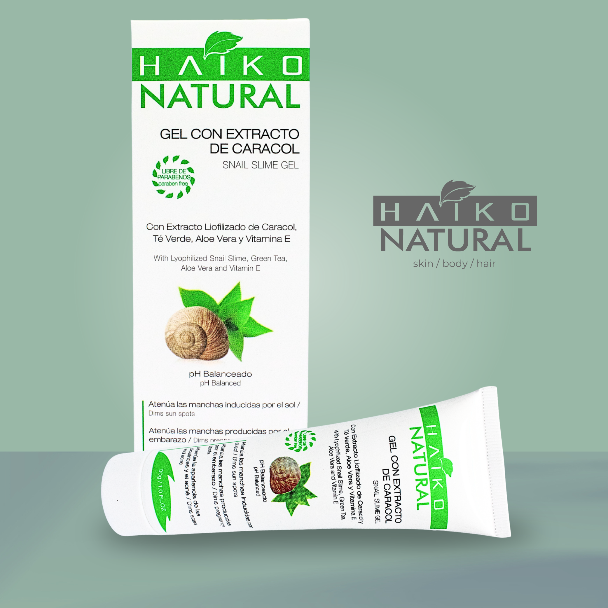 Snail Extract Gel - 30g | Helps Improve the Appearance of Spots and Scars | Paraben-Free
