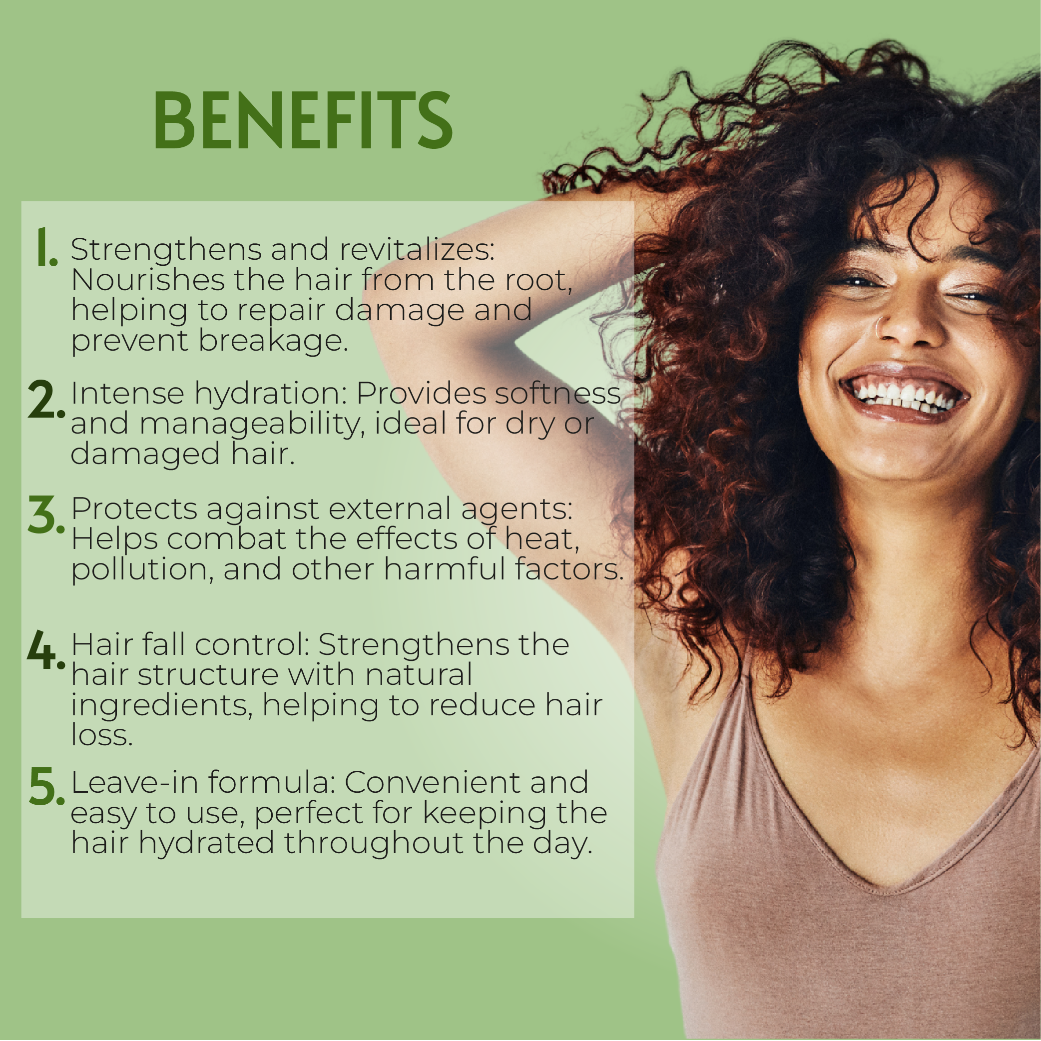 Revitalizing Hair Treatment with Horsetail Extract and Wheat Germ Oil - 200g | Strengthens and Nourishes Hair | Salt-Free and Paraben-Free