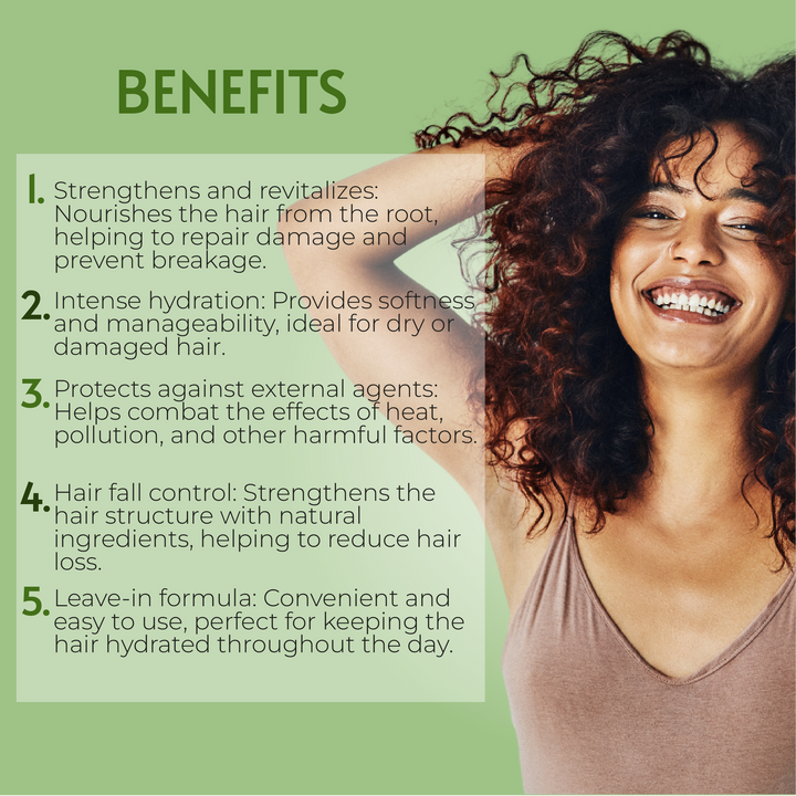 Revitalizing Hair Treatment with Horsetail Extract and Wheat Germ Oil - 200g | Strengthens and Nourishes Hair | Salt-Free and Paraben-Free