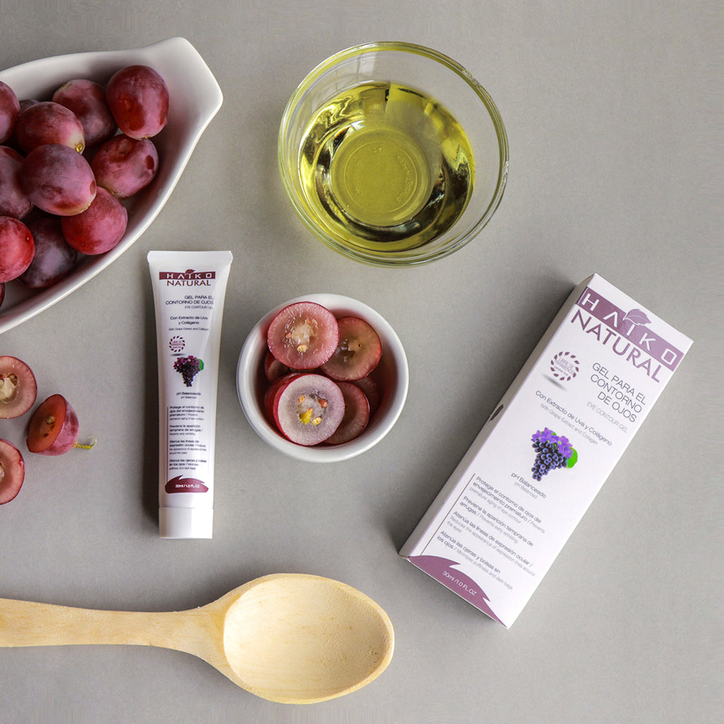 Eye Contour Gel with Grape Extract and Collagen - 30g | Helps Reduce Dark Circles and Fine Lines | Paraben-Free