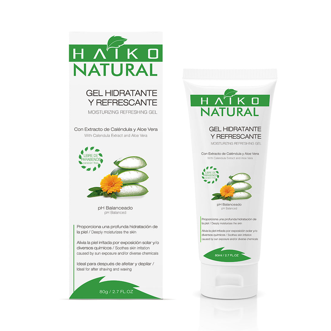 Hydrating and Refreshing Gel with Calendula and Aloe Vera Extract - 80g | Helps Soothe and Support Skin Regeneration | Paraben-Free